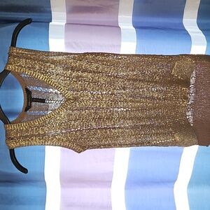 Gold Knit Vest